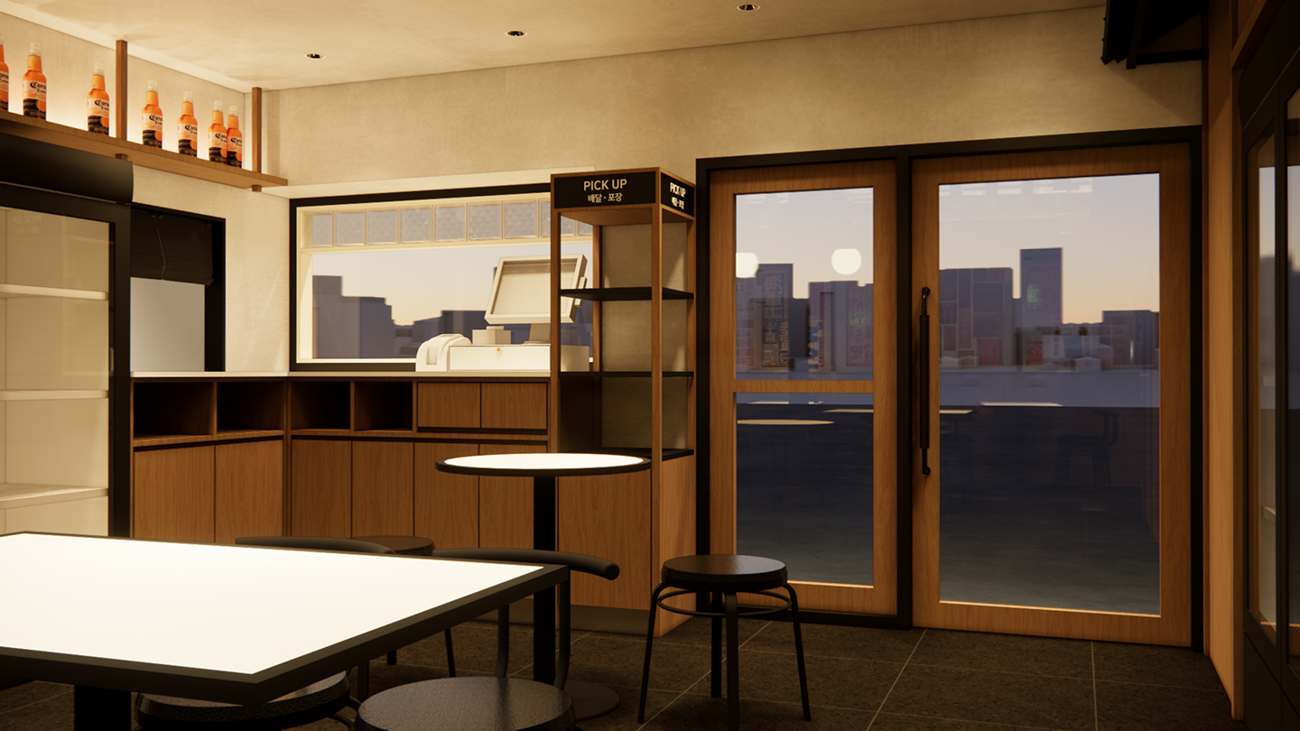 두보마라탕 인테리어